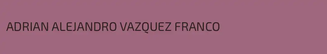 ADRIAN ALEJANDRO VAZQUEZ FRANCO